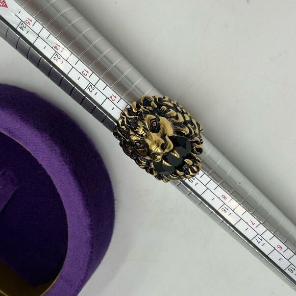 Men’s Gucci iconic Lionhead ring size 10 made in Italy - Picture 10 of 10